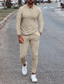 voordelige Trainingspakken voor heren-Voor heren Trainingspak sweatsuit Sport &amp; Outdoor Kleding Hoodies Sweatshirts Zwart (lange mouw) Wit (lange mouw)