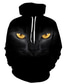 cheap Graphic Hoodies-Men&#039;s Hoodie Sweatshirt Pocket Designer Sportswear Graphic Cat Yellow Print Plus Size Hooded Casual Daily Holiday Long Sleeve Clothing Clothes Regular Fit