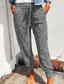 رخيصةأون سراويل تحتية قصيرة للنساء-نسائي طباعة ليوبارد حمار الوحش عادي الربيع أخضر أبيض رمادي