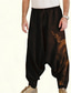 cheap Sweatpants-Men&#039;s Harem Basic Essential Harlem Pants Solid Colored Mid Waist Black Blue Red M L XL