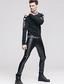 preiswerte Jogginghose-Herren Hose Hosen Hose aus Kunstleder Stilvoll Feste Farbe Schwarz 29 30 31