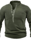 abordables Sweatshirts Graphiques-Homme Sweat à capuche Design Manches Longues Couleur unie Col Mao Casual du quotidien Vêtements Design Vêtement de sport Casual Vert Vert Véronèse Gris Foncé