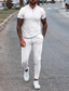 Χαμηλού Κόστους Ανδρικές φόρμες-Ανδρικά Φόρμα Φούτερ Αθλήματα &amp; Ύπαιθρος Ρούχα Φούτερ Φούτερ Μαύρο (μακρυμάνικο) Λευκό (μακρύ μανίκι)