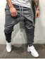 levne Tepláky-pánská móda jednobarevné kalhoty jogging kalhoty hip hop běžecké joggery štíhlé ležérní kalhoty se stahovací šňůrkou tepláky sportovní outdoor