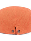 levne Pánské klobouky-Pánské PLacatá čepice Černá Oranžová Základní Móda 20. let Jednobarevné
