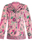 cheap Boho Tops-Women&#039;s Shirt Blouse Yellow Pink Dusty Rose Graphic Floral Button Print Long Sleeve Daily Holiday Vintage Boho Streetwear Round Neck Regular Boho S