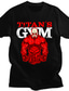 billiga Casual T-shirts för män-Inspirerad av Attack på Titan Eren Yeager T-shirt Animé 100% Polyester Anime Harajuku Grafisk Söt T-shirt Till Herr / Dam / Par