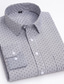 billiga Formella skjortor-herrskjorta enfärgade grafiska tryck snöflinga klassisk krage street casual skjortor med krage långärmade toppar designer a b c / arbetsklänning skjortor sommarskjortor