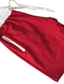tanie Szorty casualowe-Męskie Szorty dresowe Szorty Spodnie treningowe Elastyczna konstrukcja ze sznurkiem Moda miejska Elegancki Codzienny Średnio elastyczny Oddychający Na zewnątrz Sport Jednokolorowe Niebieski Wino