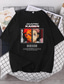 cheap Men&#039;s Casual T-shirts-Inspired by Attack on Titan levi ackerman Mikasa Ackerman T-shirt Anime 100% Polyester Anime Harajuku Graphic Kawaii T-shirt For Men&#039;s / Women&#039;s / Couple&#039;s