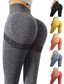 voordelige Yoga leggings en panty&#039;s-dames naadloze leggings scrunch butt gym seamless booty workout strakke buikcontrole butt lift hoge taille sneldrogend rekbaar fitness gym hardlopen sporten
