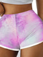 cheap Women&#039;s Shorts-Women&#039;s Shorts Pajamas Hot Pants Classic Elastic Waist Sporty Casual / Sporty Home Beach Stretchy Comfort Tie Dye Mid Waist Other Prints White Black Blue S M L
