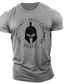 ieftine Tricouri 3D Bărbați-Bărbați Tricou Designer Vară Manșon scurt Grafic Mască Imprimeu Stil Nautic Stradă Zilnic Imprimeu Îmbrăcăminte Îmbrăcăminte Designer Casual Mare si inalt Negru / Gri Negru Gri