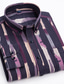 billige mænds fritidsskjorter-herreskjorte andre prints blomstergrafik ensfarvet button down krave afslappet daglige skjorter med krave langærmede toppe designer sort/hvid hav blågrøn sommerskjorter
