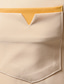 voordelige Nette overhemden-herenoverhemd niet-afdrukbaar kleurblok plus size opstaande kraag dagelijkse tops met lange mouwen mode blauwe wijn gele zomer shirts