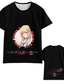 halpa Miesten vapaa-ajan T-paidat-Innoittamana Pukeutumiseni kulta Marin Kitagawa T-paita Anime 100% polyesteri Anime 3D Harajuku Kuvitettu T-paita Käyttötarkoitus Miesten / Naisten / Pariskuntien