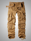 Χαμηλού Κόστους Στρατιωτικά παντελόνια-Ανδρικά Παντελόνια Αθλητικά Φορέματα φορτίου Παντελόνια Παντελόνι εργασίας Φερμουάρ Πολλαπλές τσέπες Πλήρες μήκος Παντελόνι Καθημερινά Streetwear Μικροελαστικό Συμπαγές Χρώμα Βαμβάκι Αναπνέει Ελαφρύ