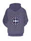 cheap Graphic Hoodies-Men&#039;s Hoodie Sweatshirt Print Designer Casual Big and Tall Graphic Geometric Polka Dot Blue Print Hooded Daily Sports Long Sleeve Clothing Clothes Regular Fit