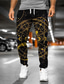 cheap Sweatpants-Men&#039;s Joggers Pants Sweatpants 3D Print Elastic Drawstring Design Designer Big and Tall Daily Leisure Sports Micro-elastic Breathable Soft Outdoor Graphic Patterned Star Moon Mid Waist 3D Print Black