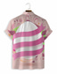 billiga Tropiska skjortor-Herr Skjorta Hawaii skjorta Tryck Grafisk Hawaiisk Aloha Design Nedvikt Ledigt Dagligen 3D-utskrift Kortärmad Blast Designer Ledigt Mode Klassisk Rodnande Rosa