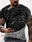cheap Men&#039;s 3D T-shirts-Men&#039;s T shirt Tee Tee Designer Casual Fashion Summer Short Sleeve Black Graphic Print Round Neck Casual Daily 3D Print Clothing Clothes Designer Casual Fashion