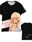 billiga Casual T-shirts för män-Inspirerad av Min utklädda älskling Marin Kitagawa T-shirt Animé 100% Polyester Anime 3D Harajuku Grafisk T-shirt Till Herr / Dam / Par