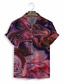 billiga Tropiska skjortor-Herr Skjorta Hawaii skjorta Tryck Grafisk Hawaiisk Aloha Design Nedvikt Ledigt Dagligen 3D-utskrift Kortärmad Blast Designer Ledigt Mode Klassisk Rodnande Rosa