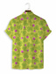 preiswerte Hawaiihemden-Herren Hemd Hawaiihemd Sommerhemd Print Graphic Hawaiian Aloha Design Umlegekragen Casual Täglich 3D-Druck Kurzarm Oberteile Designer Casual Modisch Klassisch Grün