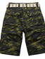 cheap Cargo Shorts-Men&#039;s Cargo Shorts Straight Multiple Pockets Streetwear Stylish Casual Daily Inelastic 100% Cotton Breathable Outdoor Sports Camouflage Camouflage Red Yellow camouflage Camouflage White 29 30 31