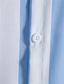 levne Pánské košile s potiskem-pánská košile pruhovaná turndown street ležérní potisk knoflíků topy s krátkým rukávem ležérní móda prodyšné pohodlné bílé víno tmavě modrá letní košile letní košile
