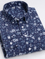 preiswerte Formelle Hemden-herrenhemd oxford hemd kleid hemd tartan button-down-kragen z lässig täglich langarm hemden mit kragen kleidung bekleidung basic modedesigner business