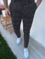 tanie Chinosy-Męskie Typu Chino Spodnie Spodnie zwężane Spodnie Kieszeń Siateczka Oddychający Miękka Codzienny Moda Moda miejska Czarny Niebieski