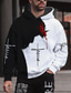 Χαμηλού Κόστους ανδρικά 3d hoodies-Ανδρικά Φούτερ πουλόβερ με κουκούλα και πουλόβερ Γραφική Συνδυασμός Χρωμάτων Ζώο Στάμπα Με Κουκούλα Αθλήματα &amp; Ύπαιθρος Καθημερινά 3D εκτύπωση Καθημερινό Υψηλής Ποιότητας Φούτερ Φούτερ Μακρυμάνικο
