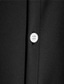 preiswerte Freizeithemden für Herren-Herrenhemd einfarbig Stehkragen Straße lässig Button-Down-Kurzarm-Oberteile lässige Mode atmungsaktiv bequem blau weiß schwarz Sommerhemden