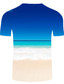 Χαμηλού Κόστους Ανδρικά 3D T-shirts-Ανδρικά Μπλουζάκι Υψηλής Ποιότητας Καθημερινό Τροπικό Καλοκαίρι Κοντομάνικο Α B C D Ε Ζ Δέντρο καρύδας Φύλλο φοίνικα Θάλασσα Στάμπα Στρογγυλή Ψηλή Λαιμόκοψη Causal Αργίες 3D εκτύπωση Ρούχα Ρούχα 1 τεμ