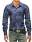 levne pánské neformální košile-pánská košile ostatní potisky geometrie sprej klasický límeček ležérní denní potisk topy s dlouhým rukávem business ležérní móda klasická bílá černá tmavě modrá letní košile