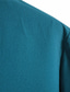 billige mænds fritidsskjorter-herreskjorte ensfarvet standerkrave street casual button-down korte ærmer toppe afslappet mode åndbar behagelig blå hvid sort sommerskjorter
