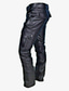 billige Cargobukser-Herre Bukser Læderbukser Casual bukser Multi lomme Helfarve Motorcykel Streetwear Imiteret Læder Mode Sort Rød