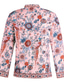 cheap Boho Tops-Women&#039;s Shirt Blouse Yellow Pink Dusty Rose Graphic Floral Button Print Long Sleeve Daily Holiday Vintage Boho Streetwear Round Neck Regular Boho S