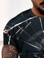 voordelige 3D T-shirts voor mannen-Voor heren T-shirt T-shirts Ontwerper Casual Modieus Zomer Korte mouw Zwart Grafisch Print Ronde hals Casual Dagelijks 3D-afdrukken Kleding Kleding Ontwerper Casual Modieus