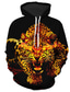 cheap Graphic Hoodies-Men&#039;s Hoodie Sweatshirt Print Designer Casual Big and Tall Graphic Animal Leopard Black Print Hooded Daily Sports Long Sleeve Clothing Clothes Regular Fit