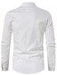 billiga långärmad polo-golfskjorta för män tribal turndown avslappnad daglig långärmad toppar sportkläder fritidsmode bekväm vit kaki kaffe sommarskjortor