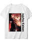 billiga Casual T-shirts för män-Inspirerad av Jujutsu-kaisen Yuji Itadori Gojo Satoru T-shirt Animé 100% Polyester Anime Harajuku Grafisk Söt T-shirt Till Herr / Dam / Par