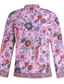 cheap Boho Tops-Women&#039;s Shirt Blouse Yellow Pink Dusty Rose Graphic Floral Button Print Long Sleeve Daily Holiday Vintage Boho Streetwear Round Neck Regular Boho S