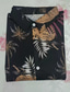 billiga Skjortor med tryck för män-Herr Skjorta Hawaii skjorta Blommig Aloha Klassisk krage Svart Rubinrött Blå Grön Fest Gata Kortärmad Mönster Kläder Vintage Designer Sexig Bekväm