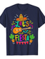 ieftine Tricouri casual pentru bărbați-Inspirat de Cinco de Mayo Fiesta Cactus pentru chitară Tricou Top de gimnastică 100% Poliester Tipar mexican Amuzant Tricou Pentru Bărbați / Pentru femei / Pentru cupluri