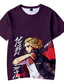 cheap Men&#039;s Casual T-shirts-Inspired by Tokyo Revengers Draken Mikey T-shirt Cartoon 100% Polyester Anime Harajuku Graphic Kawaii T-shirt For Men&#039;s / Women&#039;s / Couple&#039;s
