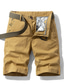 cheap Chino Shorts-Men&#039;s Chino Shorts Shorts Cargo Shorts Solid Colored Mid Waist Khaki Light Grey Dark Blue 29 30 31