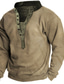 cheap Basic Hoodie Sweatshirts-Men&#039;s Sweatshirt Pullover Basic Designer Slim Fit Graphic Graphic Prints Army Green Khaki Rainbow Print V Neck Casual Daily Long Sleeve Clothing Clothes Regular Fit