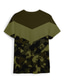 billige 3D-herreskjorter-Herre T-shirt Designer Afslappet Mode Sommer Kortærmet militærgrøn Grafisk camouflage Trykt mønster Rund hals Afslappet Daglig Trykt mønster Tøj Tøj Designer Afslappet Mode